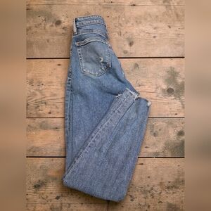 LOFT Curvy High-Rise Skinny Ankle Jeans – Size 25 / 0